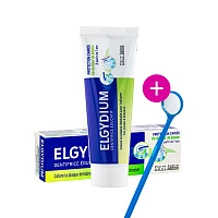Зубная паста Elgydium Pierre Fabre Plaque-disclosing для взрослых и детей от 7 лет, 50 мл
