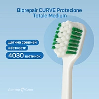 Зубная щетка Biorepair CURVE Protezione Totale Medium