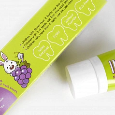 Зубная паста Intelligent Natural Enzymes Children со вкусом винограда (с 6 мес), 40 г
