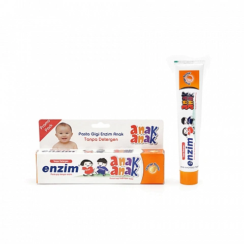 Зубная паста Enzim Anak Orange, апельсин (0-6), 50 мл - изображение 1