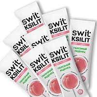 Леденец на палочке Swit Ksilit by Revyline Персик с витамином С, 8 шт