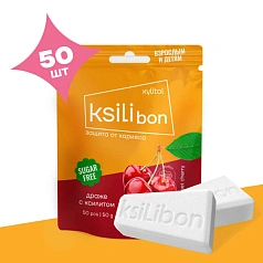 Драже Ksilibon Drops Черешня-вишня (флоупак) 50 шт.