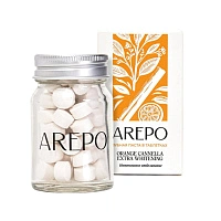 Зубная паста Arepo Orange Cannella Extra Whitening, 55 таблеток - изображение 1