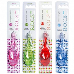 Зубная щетка R.O.C.S. Baby для детей (от 0 до 3 лет)