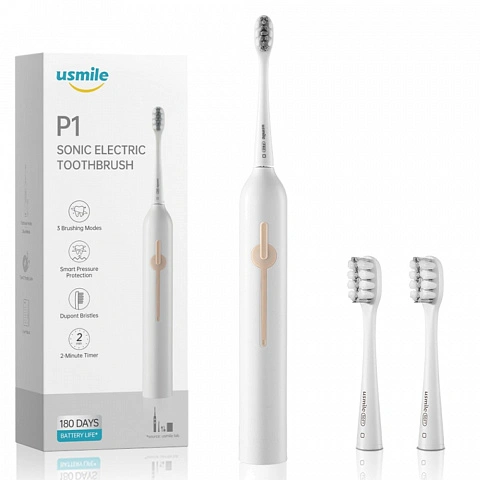 Электрическая зубная щетка usmile Sonic P1 белая - изображение 1