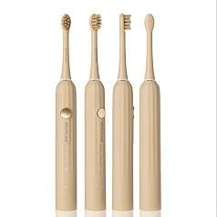 Набор из 2 электрических зубных щеток Revyline RL 075 DUO Розовый/Бежевый