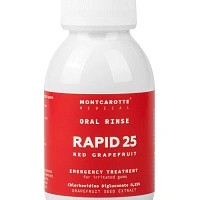 Ополаскиватель MontCarotte RAPID25 Красный грейпфрут, хлоргексидин 0,25% 100 мл - изображение 2