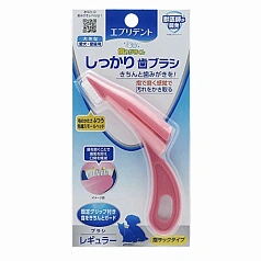 Анатомическая зубная щетка для собак средних и крупных пород