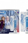 Электрическая зубная щетка Oral-B Vitality Kids Frozen D100.413.2KX с футляром