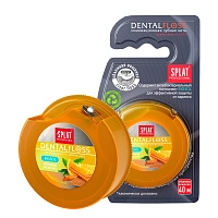 Вощеная нить Splat Dental Floss с апельсином и корицей, 40 м - изображение 1