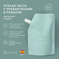 Зубная паста HAAN с пребиотиками, эвкалипт и мята (рефилл), 150 мл - изображение 2