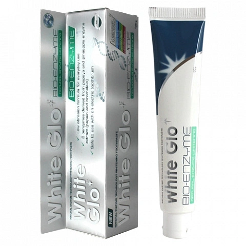 Зубная паста White Glo отбеливающая с био-энзимами, 100 мл - изображение 1