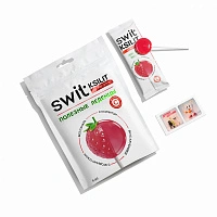 Леденец на палочке Swit Ksilit by Revyline Клубника с витамином С, 8 шт - изображение 4