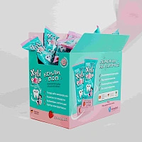 Леденец на палочке Miradent XyliPOP (клубника), 50 шт