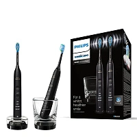 Набор из 2 электрических зубных щеток Philips Sonicare 9000 Diamond Clean HX9914/54 - изображение 1