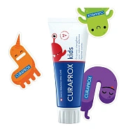 Детская зубная паста Curaprox Kids 950 ppm со вкусом клубники (с 2 лет), 60 мл - изображение 10