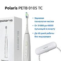 Электрическая зубная щетка Polaris PETB 0105 TC, белая - изображение 2