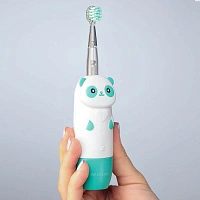 Электрическая зубная щетка Revyline RL 025 Panda Зеленая - изображение 3