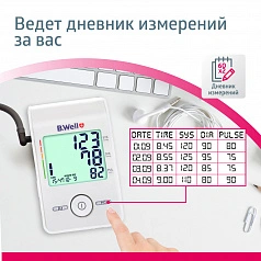 Тонометр B.Well MED-55 с универсальной манжетой и адаптером