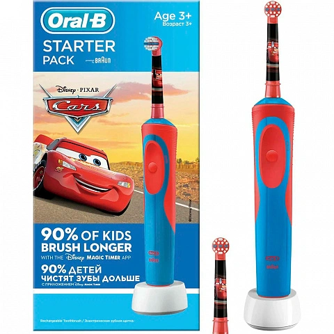 Электрическая зубная щетка Oral-B Vitality Kids Cars - изображение 1