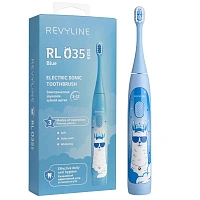Электрическая зубная щетка Revyline RL 035 Kids (Голубая) - изображение 1