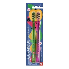 Набор зубных щёток Curaprox 5460 Duo Summer 2025
