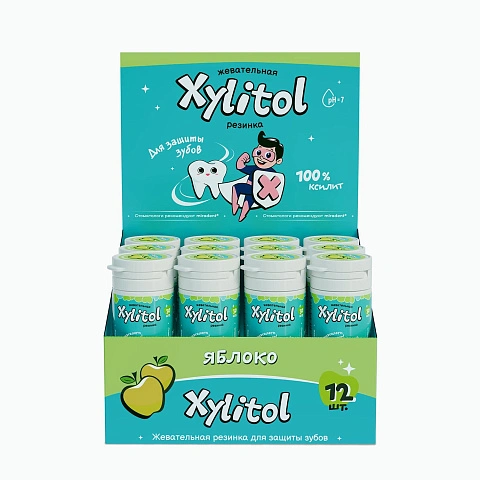 Жевательная резинка miradent Xylitol For Kids яблоко - изображение 6