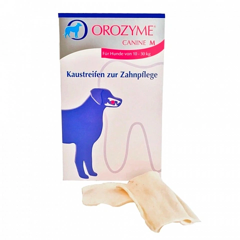 Жевательные полоски Orozyme Kaustreifen M для собак больше 10 кг - изображение 1