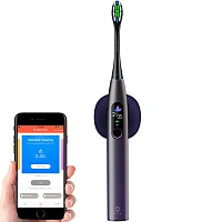 Электрическая зубная щетка Oclean X Pro фиолетовая - изображение 5