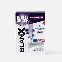 Зубной гель Blanx White Shock Purple Corrector, 20мл + LED Bite
