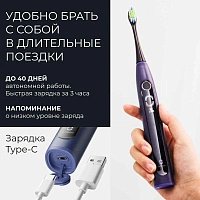 Электрическая зубная щетка Oclean X Lite Grey - изображение 6