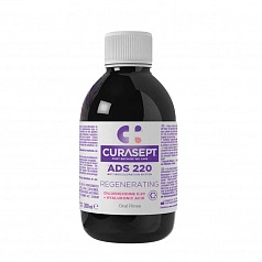 Ополаскиватель Curasept ADS 220 REGENERATING с гиалуроновой кислотой, хлоргексидин 0,20% 200 мл