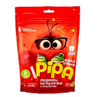 Леденец на палочке Xylitol Lollipop Coca-Cola Pipa, 6 шт - изображение 1