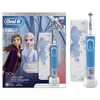 Электрическая зубная щетка Oral-B Vitality Kids Frozen D100.413.2KX с футляром - изображение 1