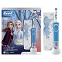 Электрическая зубная щетка Oral-B Vitality Kids Frozen D100.413.2KX с футляром - изображение 1
