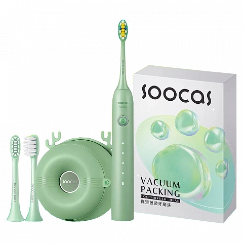 Электрическая зубная щетка Xiaomi Soocas D3 (Зеленая) - изображение 1