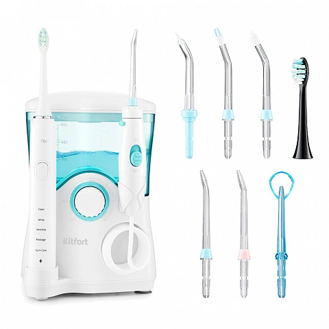 Зубной центр Kitfort KT-2904 Ирригатор + Электрическая щетка - изображение 7