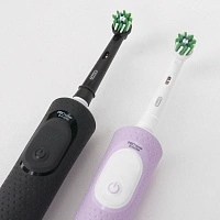 Набор из двух электрических зубных щеток Oral-B Vitality Pro X Clean (Чёрная, Лиловая) - изображение 2