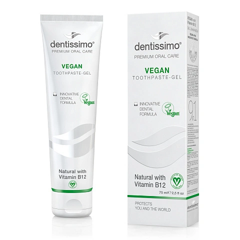 Зубная паста Dentissimo Vegan с витамином B12, 75 мл - изображение 1