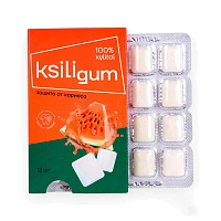 Жевательная резинка Ksilibon Gum Спелый арбуз, 12 шт. - изображение 4