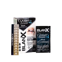 Отбеливающие полоски Blanx Black O3Xygen Power Whitening Strips, с углем
