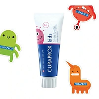 Зубная паста Curaprox Kids 1450 ppm со вкусом арбуза (с 6 лет), 60 мл