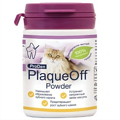 Средство для профилактики зубного камня ProDen PlaqueOff для кошек, 40 г
