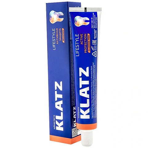 Зубная паста Klatz Lifestyle активная защита, 75 мл - изображение 1