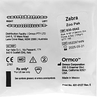 Эластики для брекетов Ormco Зебра (сильные - 130 гр, латекс 7,94 мм) - изображение 3