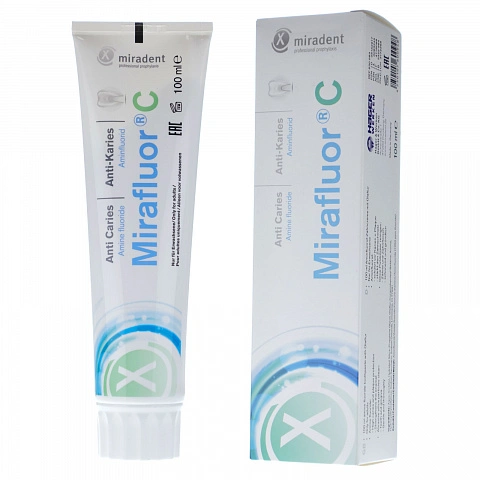 Зубная паста miradent Mirafluor C, 100 мл - изображение 1