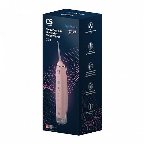 Ирригатор CS Medica AquaPulsar CS-3 Розовый - изображение 9
