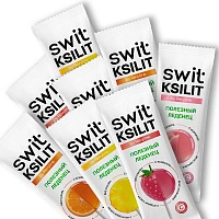 Леденец на палочке Swit Ksilit by Revyline Mix с витамином С, 8 шт