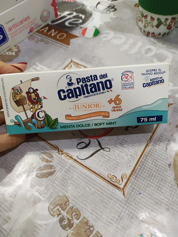 Pasta Del Capitano Junior Travel Kit 6+ Soft (toothpast/25ml +