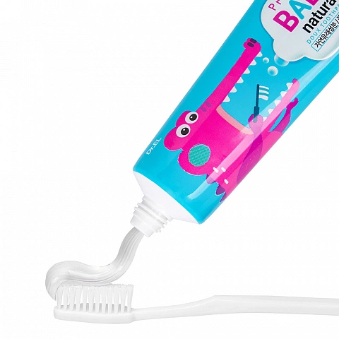 Зубная паста Dr.EL Premium Natural BABY Doux Toothpaste от 0 лет без фтора, 100 гр - изображение 5